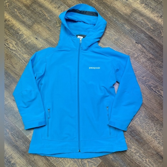 Patagonia Jackets & Blazers - Patagonia Simple Guide Hoody Jacket Coat Women’s Size Medium Zip Up Curacao Blue